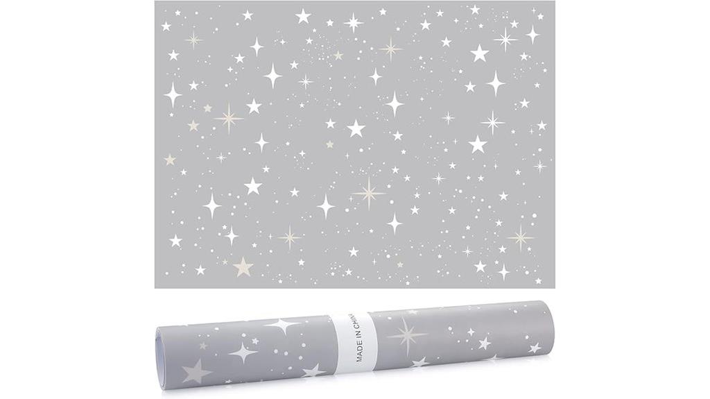 star pattern drawer liners