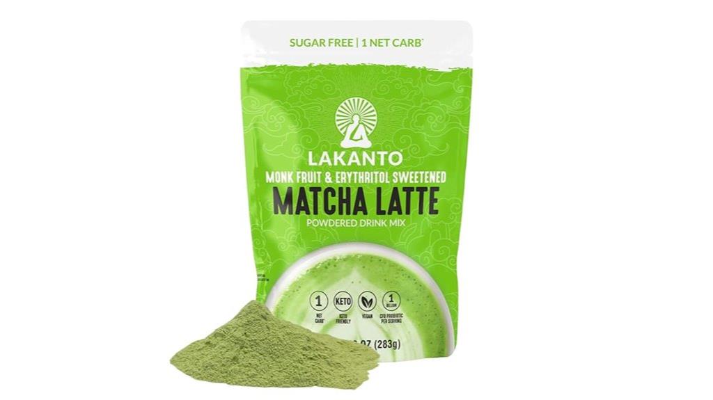 sugar free matcha latte