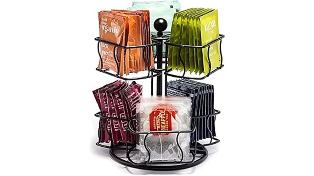 tea bag carousel organizer