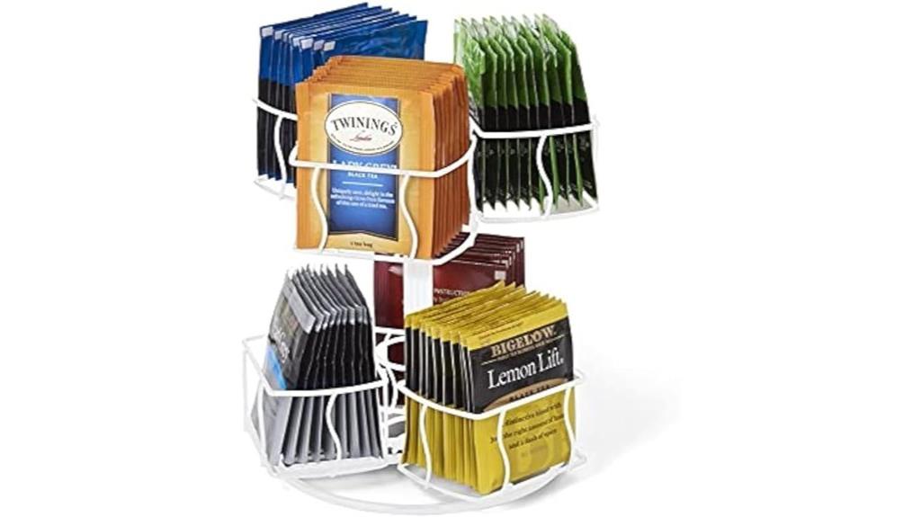 tea bag carousel organizer