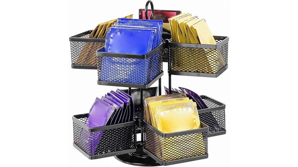 tea bag carousel storage