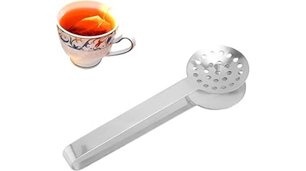 tea bag handling tongs