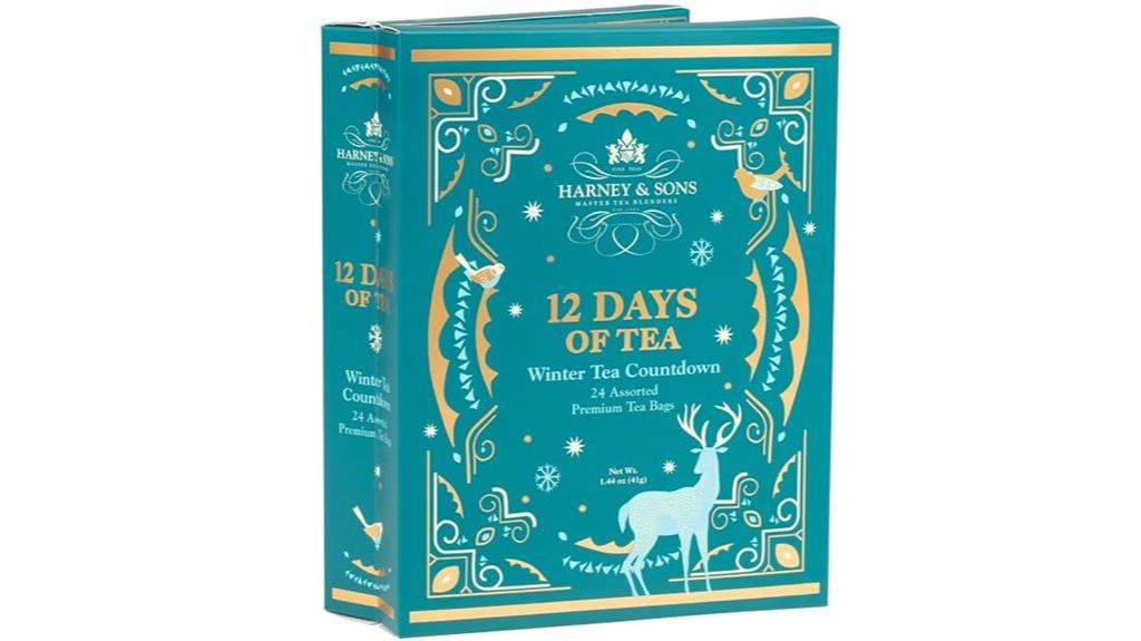 tea countdown holiday calendar