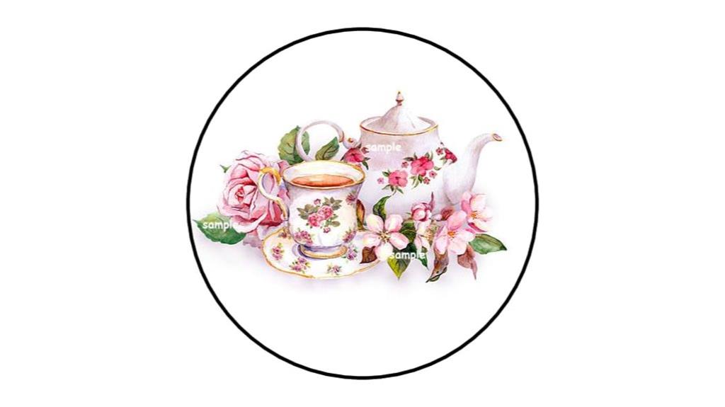 tea cup sticker pack