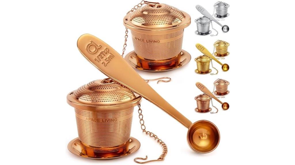 tea infuser with accessories