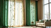 tea leaf curtain designs