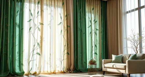 tea leaf curtain designs