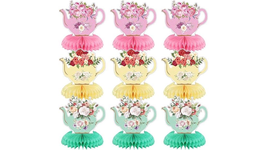 tea party centerpiece set