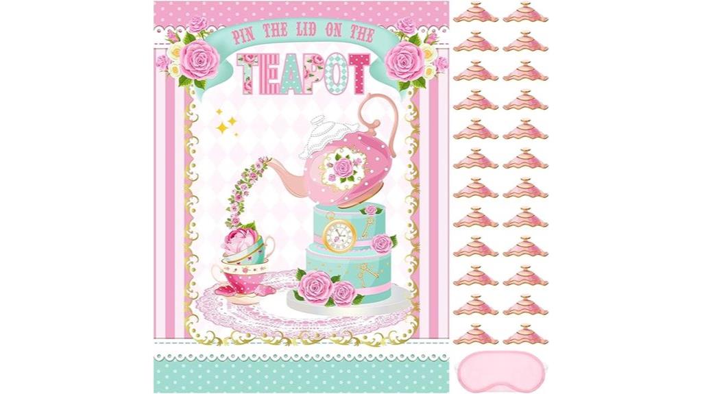 tea party pin game