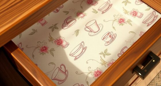 tea scented drawer liners