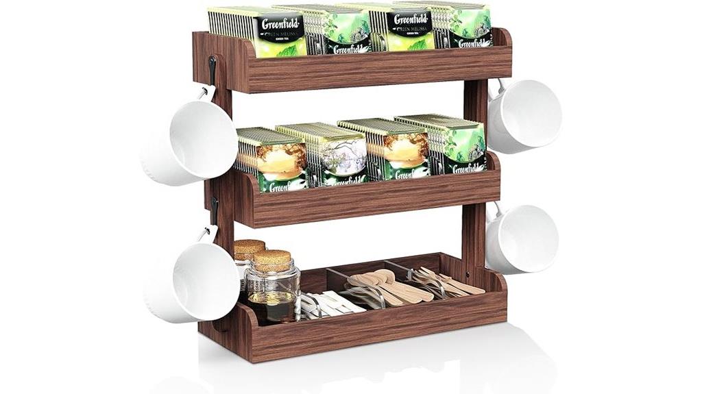 three tier wall mounted organizer