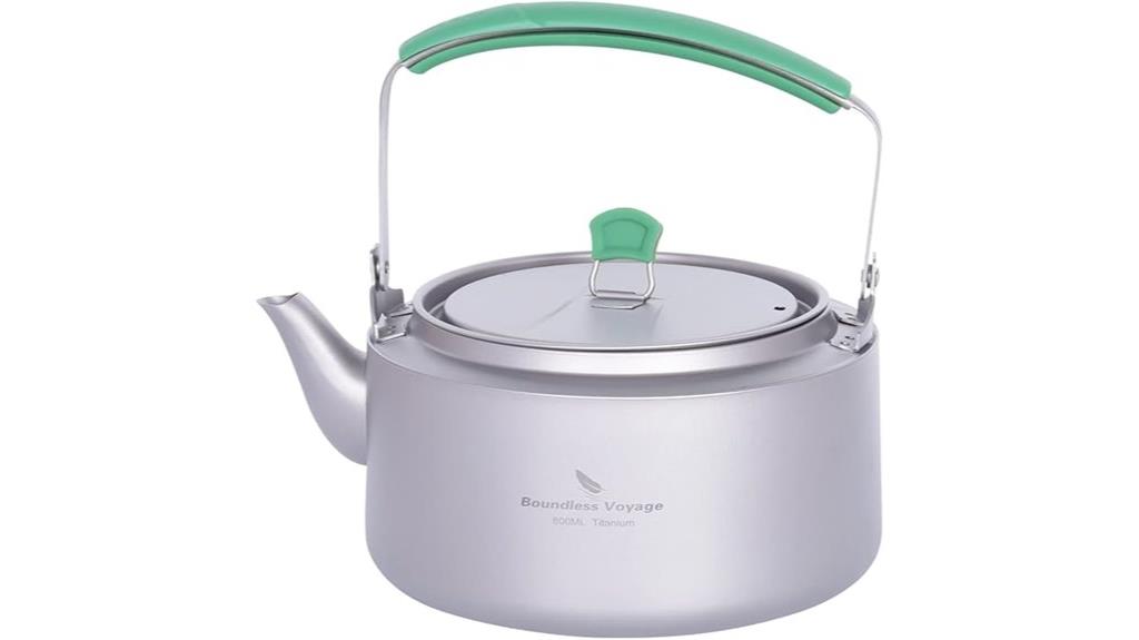 titanium foldable kettle 800ml