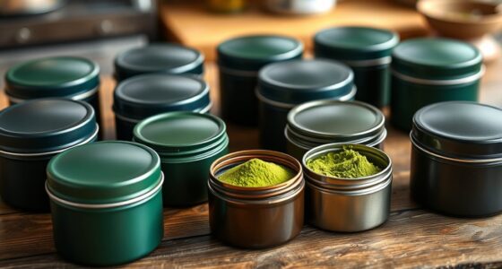 top airtight matcha tins