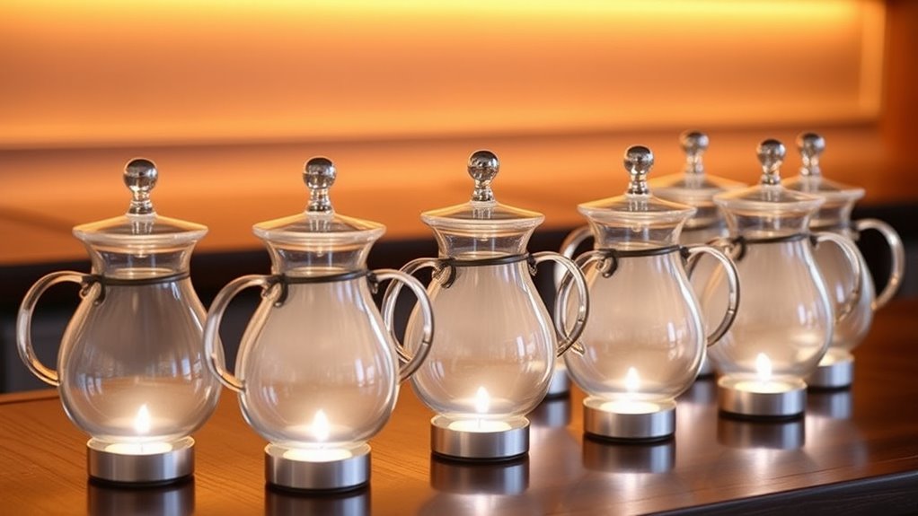 top borosilicate teapot warmers