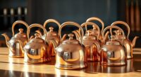 top copper tea kettles