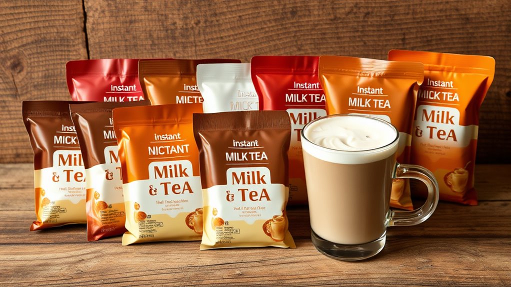 top creamy instant tea powders