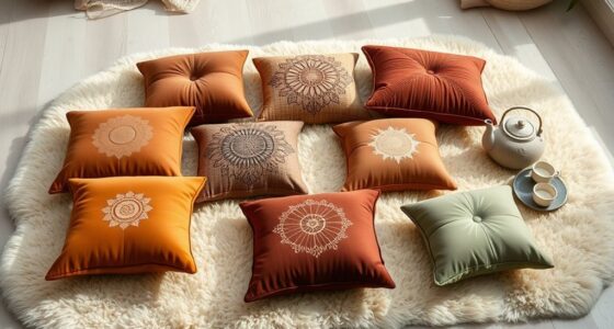 top cushions for tea meditation