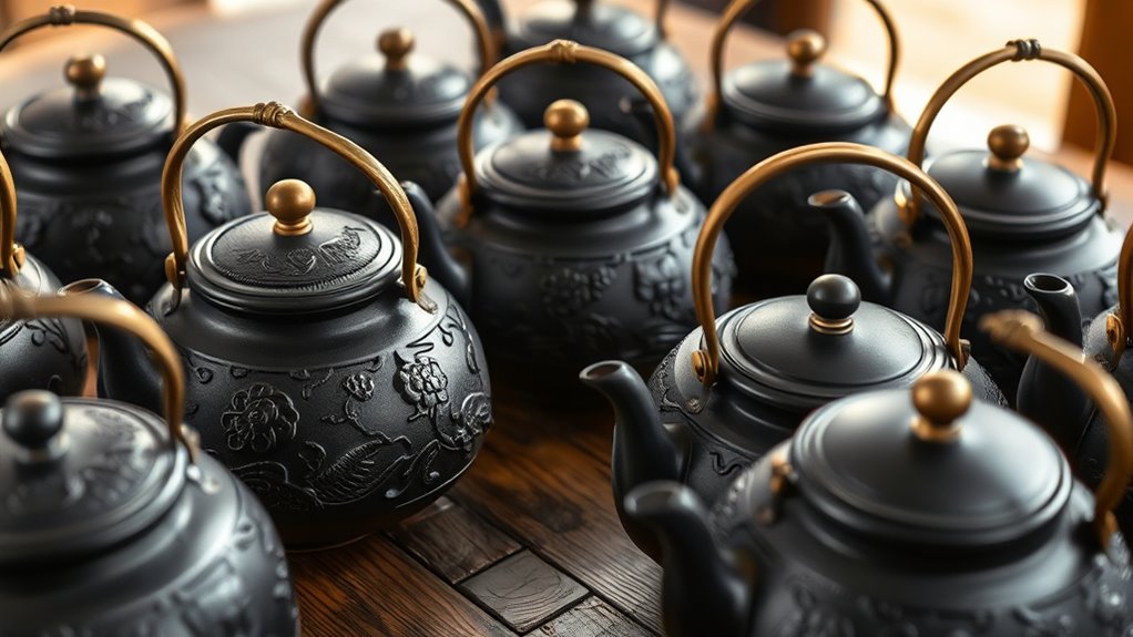 top durable japanese cast iron teapots