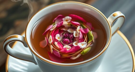 top flower tea ball picks