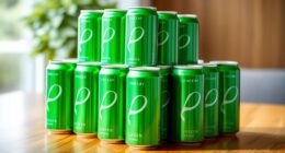 top green tea energy cans