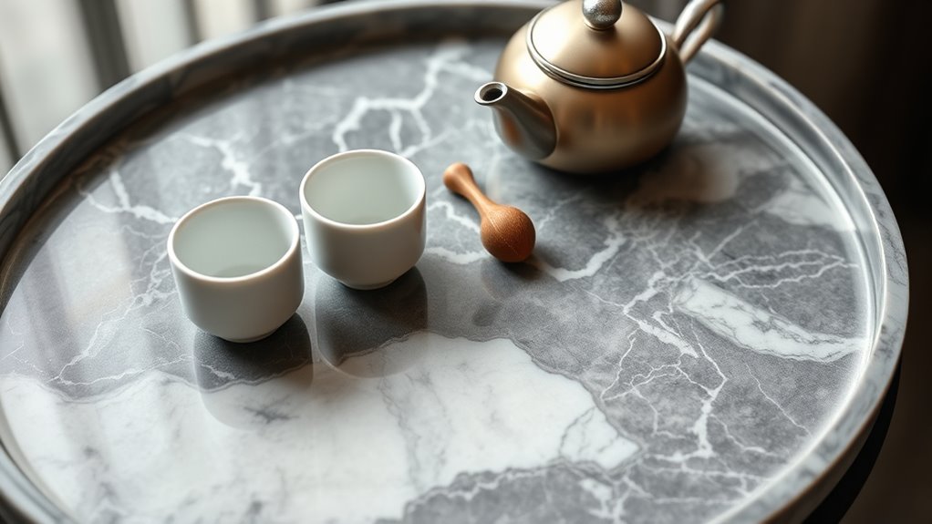 top marble tea tray selections