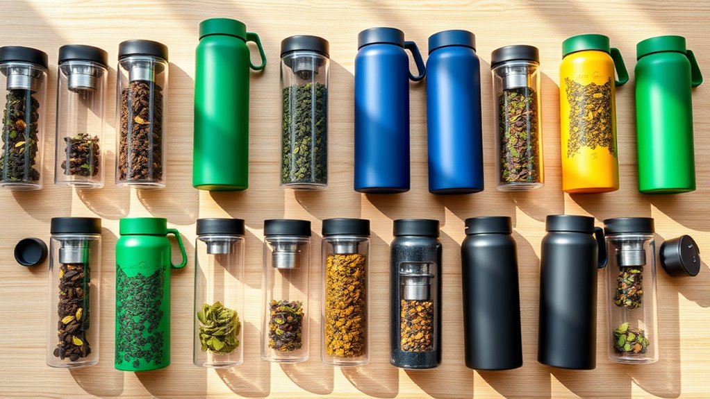 top portable tea infuser bottles