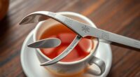 top stainless steel tea tongs