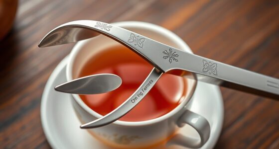 top stainless steel tea tongs