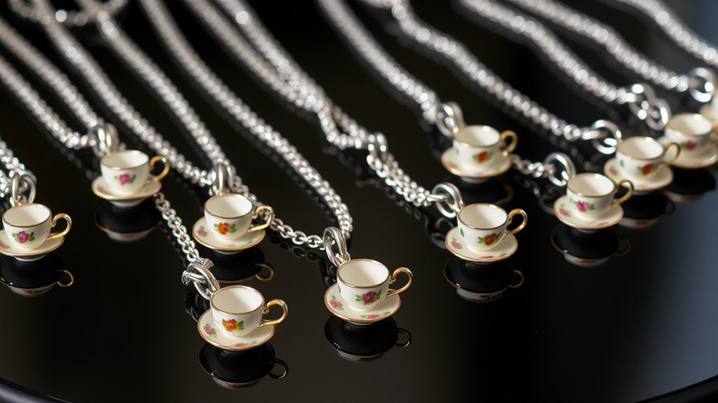 top tea cup charm bracelets