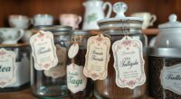 top tea label stickers