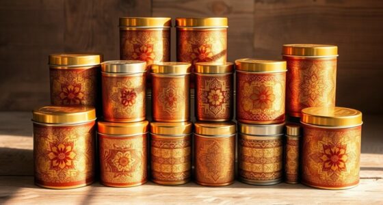 top tea spice tins