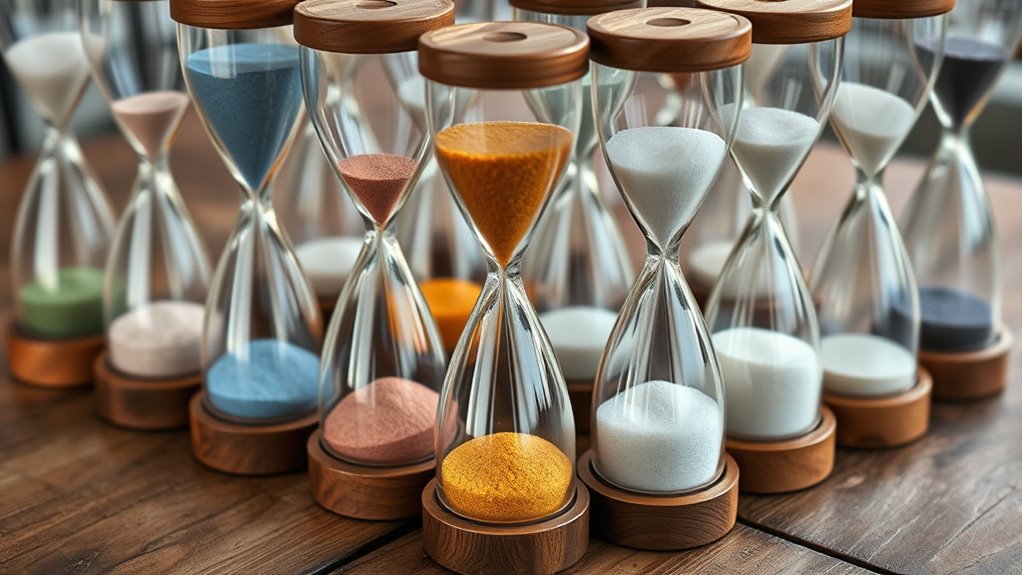 top tea timer hourglass sets