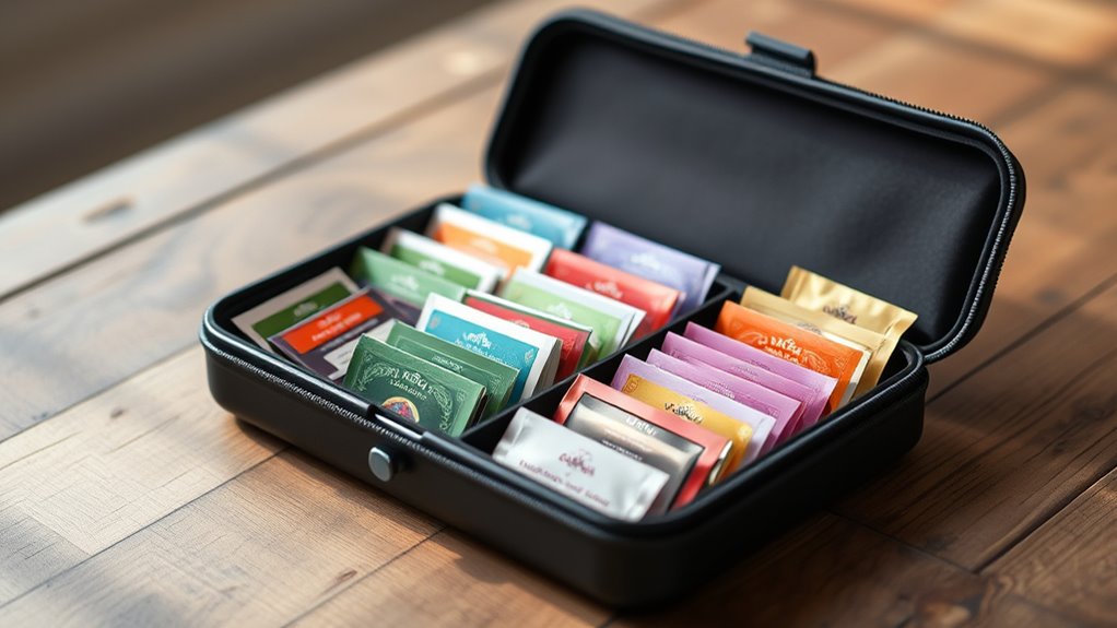 top tea travel bag organizers
