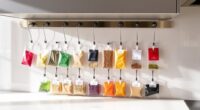 top wall mounted tea organizers