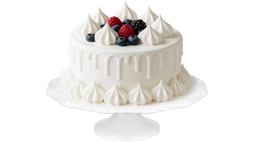 twelve tier white cake stand
