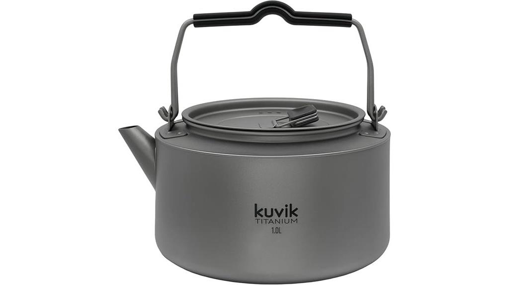 ultralight titanium travel kettle