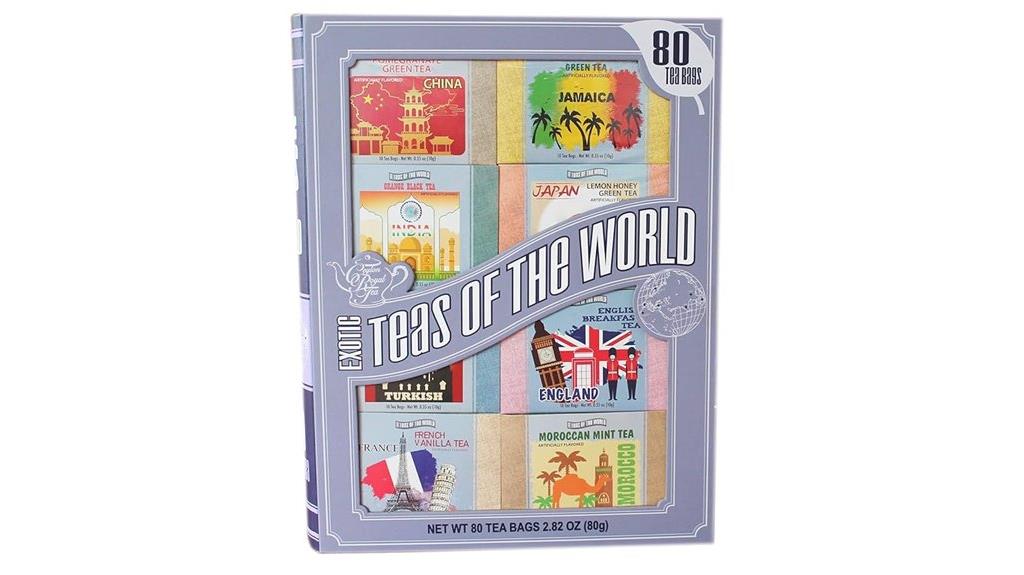 variety of exotic teas