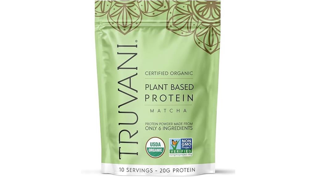 vegan matcha protein powder