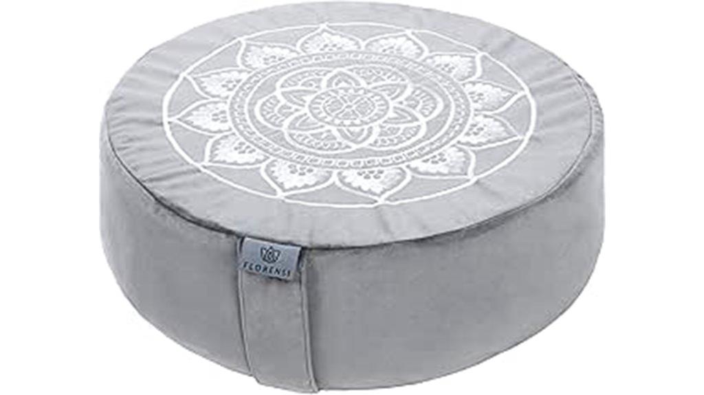 velvet tibetan meditation pillow