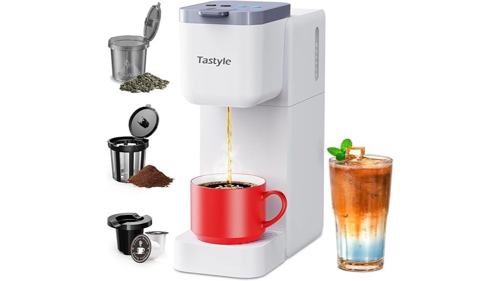 versatile single cup brewer