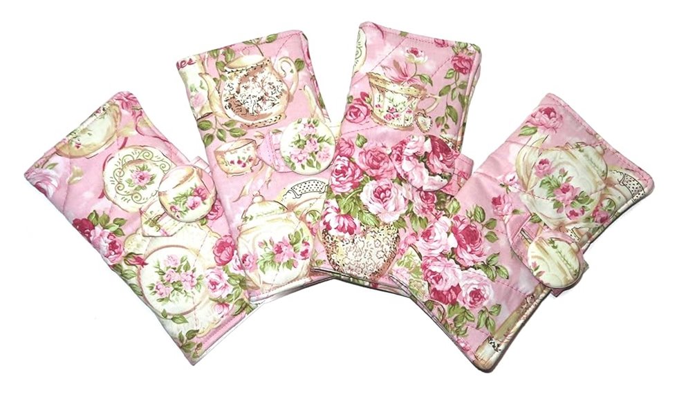 victorian floral tea wallet