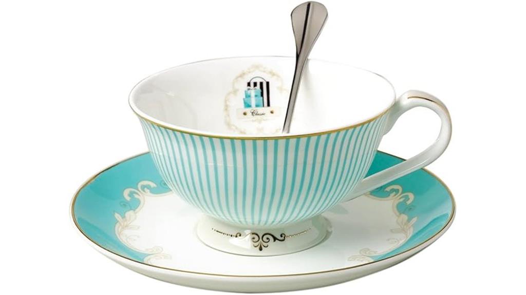vintage blue bone china