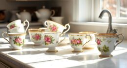 vintage floral teacup collections