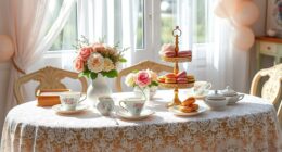 vintage tea party decor