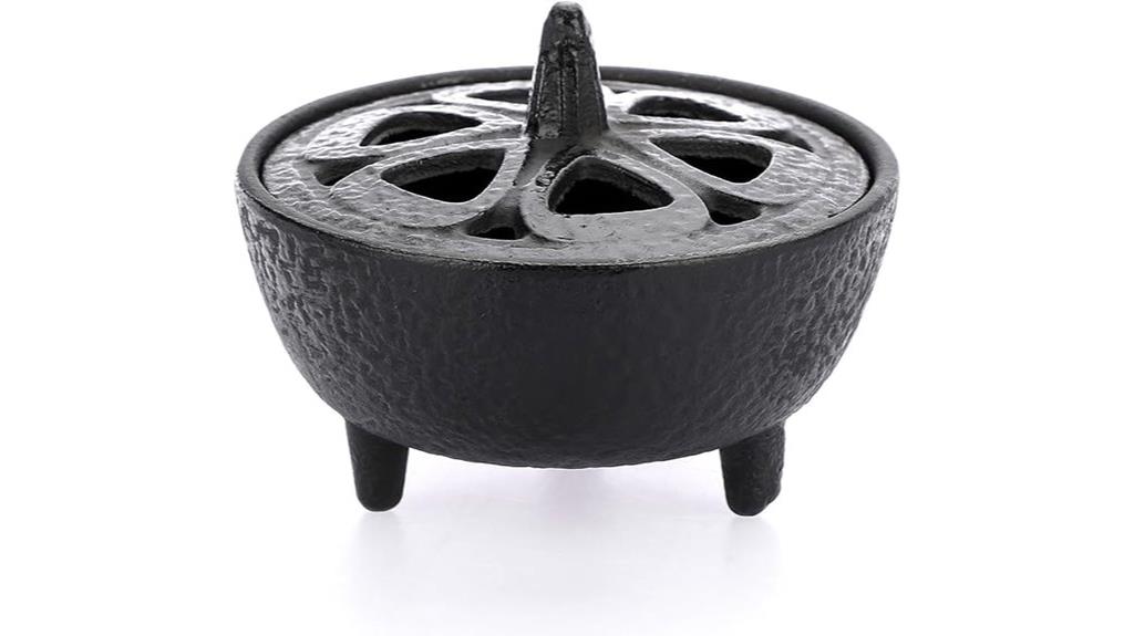 vintage tripod incense holder