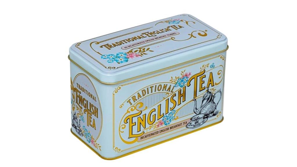 vintage victorian tea tin