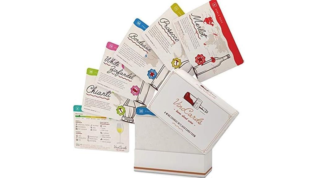 wine tasting card game