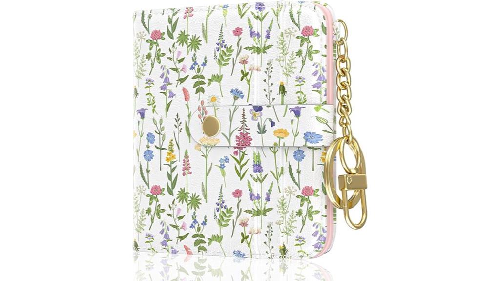 women s rfid wallet with coin pocket