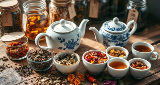 begin with different teas