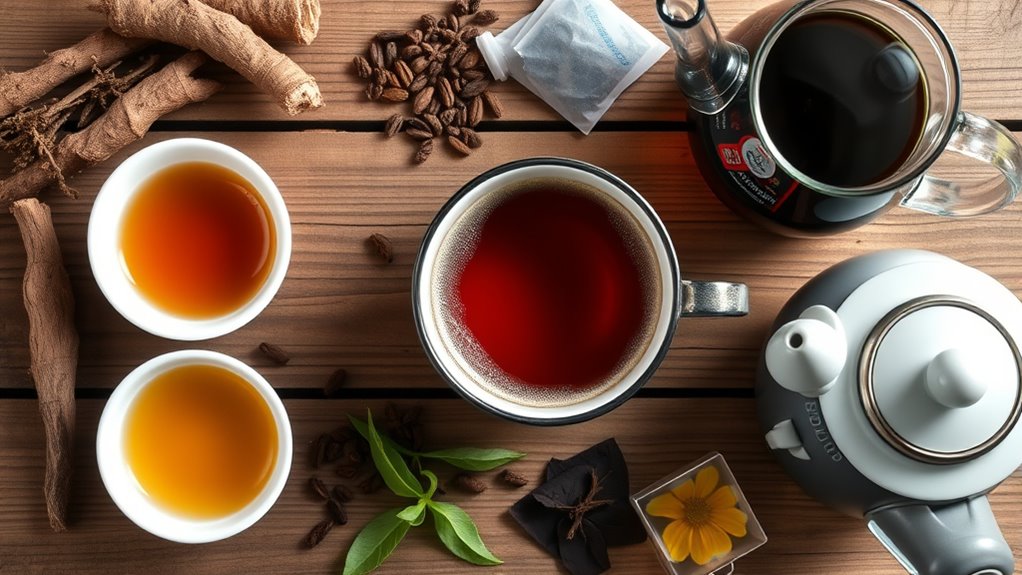 chicory root tea comparison